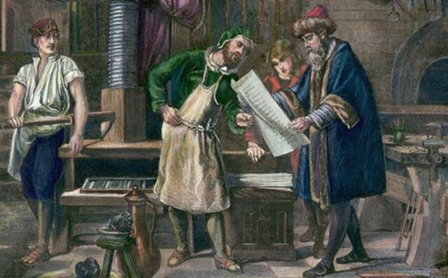 Gutemberg va inventar la impremta.