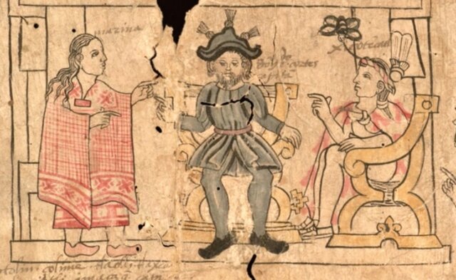 Tlaxcaltecas and Spanish people.