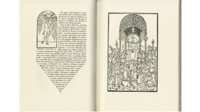 Manuzio y El libro impreso más bello y misterioso del mundo.  (El sueño de Polifilo)