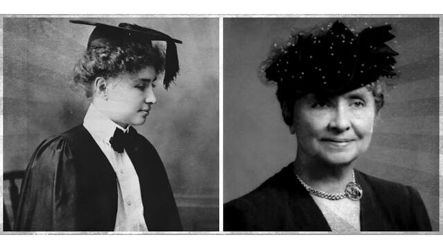 Helen Adams Keller nació en estados unidos en (1880)