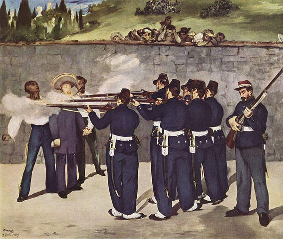 Maximiliano de Austria dies shot