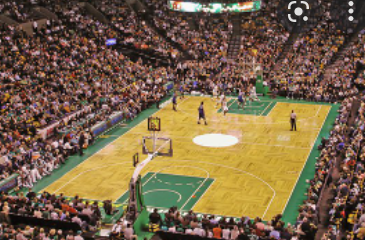 Celtics jugando en finals