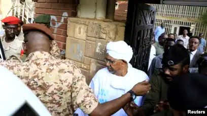 Omar Al-Bashir appears for the first time since removed from power