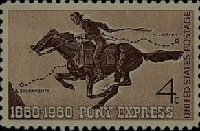 Pony Express Begins