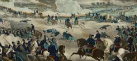 The Battle of Gettysburg, Pennsylvania