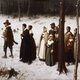 George henry boughton pilgrims going to church
