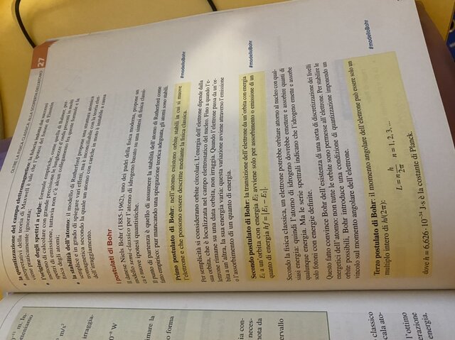 Modello Atomico di Bohr