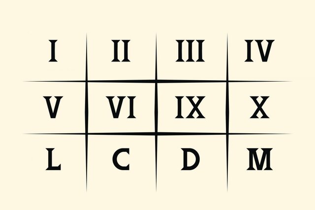 Tipografía romana y cursiva