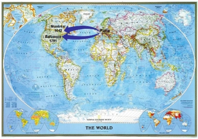 The idea begins; conversations in France start