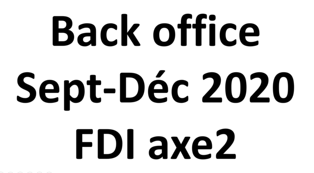 Back Office Sept Dec 2020