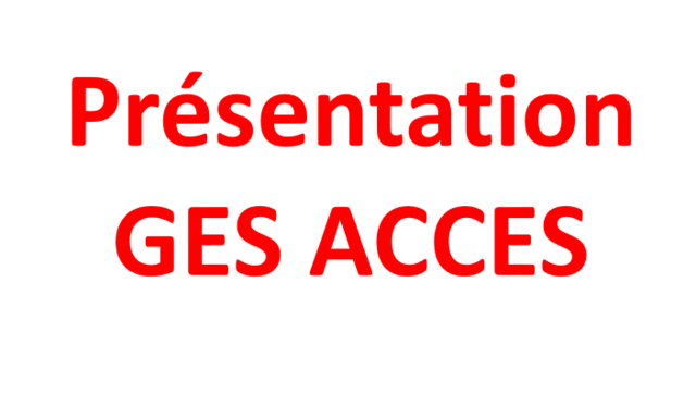 Lancement Programme - GES ACCES