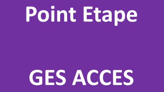 Point Etape GES ACCES