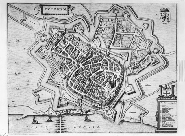 omstreeks 1600 werden hoornwerken aangelegd