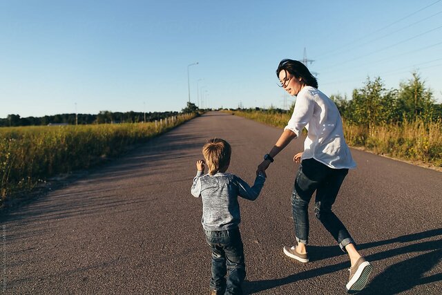 ran away from Cameron's father.