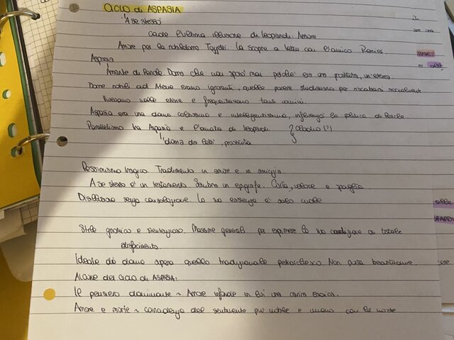 Ciclo di Aspasia - Leopardi