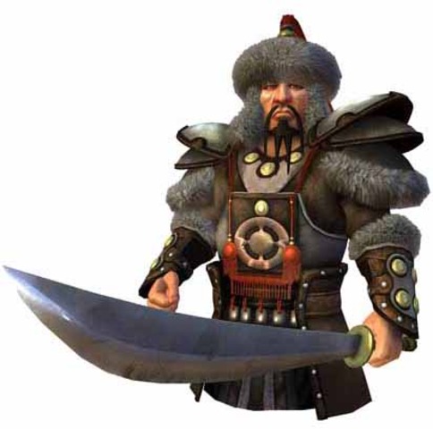 Genghis Knan fights