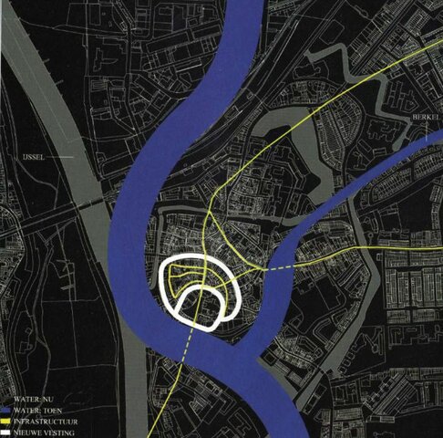 Een binnenwal wordt aangelegd met poort in de lange hofstraat