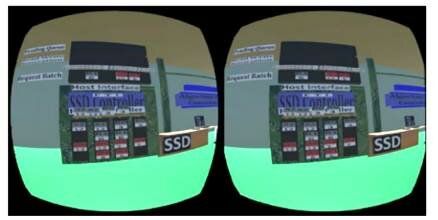 Simulador de inmersión e interactivo para informática: escala de disco