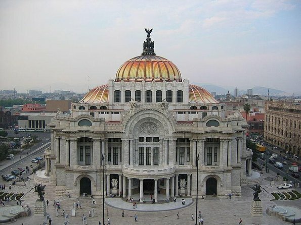 The Palace of Fine Arts in Mexico City