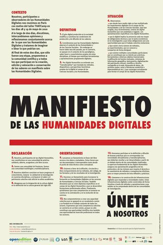 Firma manifiesto de humanidades