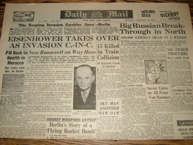 Daily Mail becomes the first transoceanic newspaper