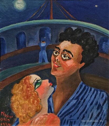 Nahui Olin and Eugenio Agacino in the Atlantic (1934)