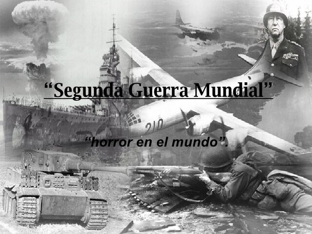 Segunda Guerra Mundial