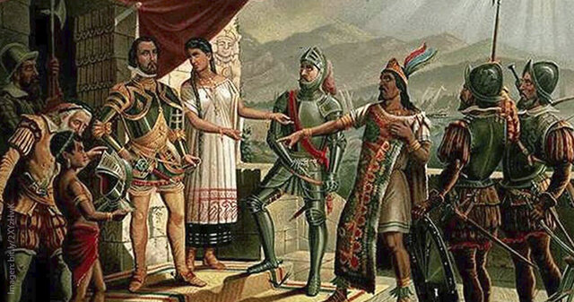 The Arrive of Hernán Cortés