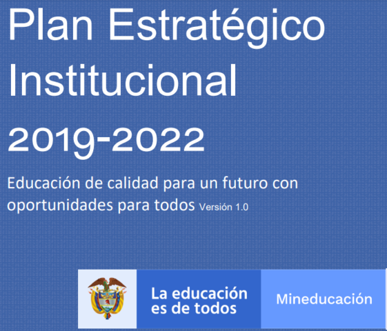 Plan Estratégico Institucional 2019-2022