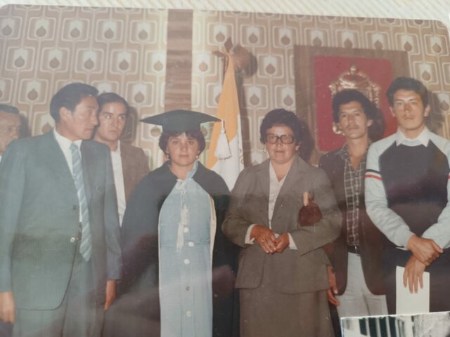 GRADO DE LA HIJA SANDRA