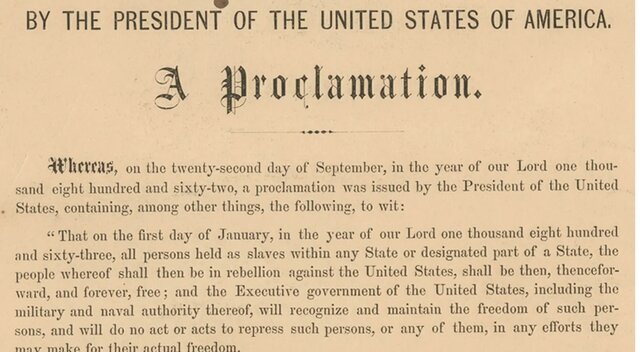 Emancipation Proclamation