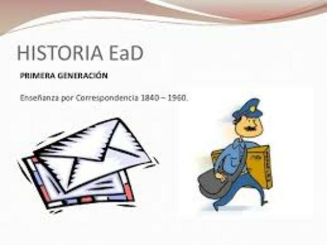 I Etapa: enseñanza por correspondencia