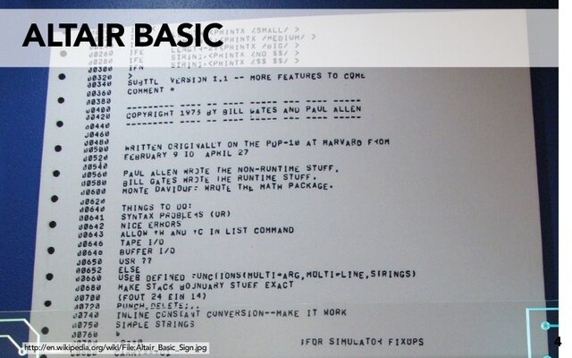 LENGUAJE DE PROGRAMACION ALTAIR BASIC