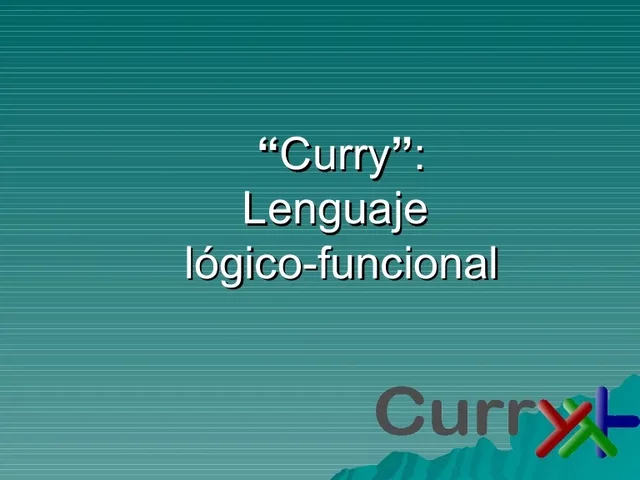 LENGUAJE DE PROGRAMACIÓN CURRY