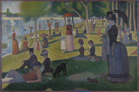 Una domenica pomeriggio all'isola della Grande  Jatte - Seurat