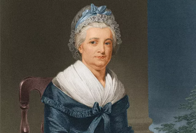 Martha Washington Arrives at Valley Forge