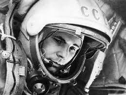 russian cosmonaut  yuri gagarin is the first human in space