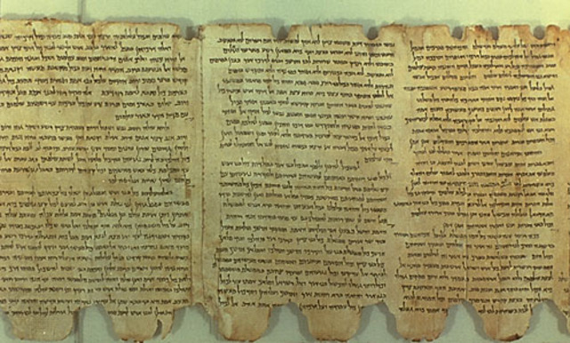 Dead Sea Scrolls are hidden in a cave near the Dead Sea A.D. 68-70