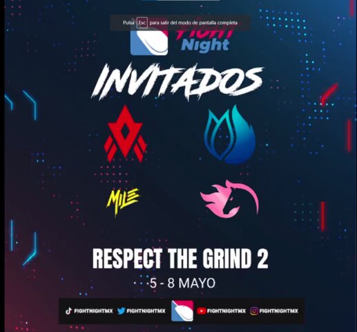 Torneo "Respect the grind 2"    del 5 al 8 de Mayo de 2022