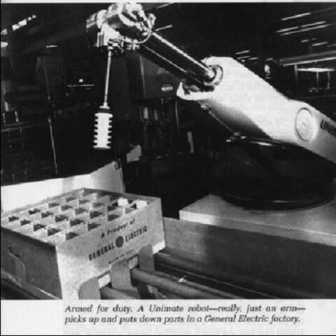 Primer robot industrial (Unimate)