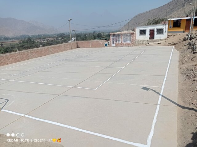 Construcción de loza deportiva