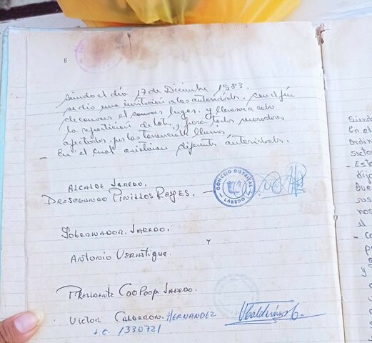 Repartición de lotes