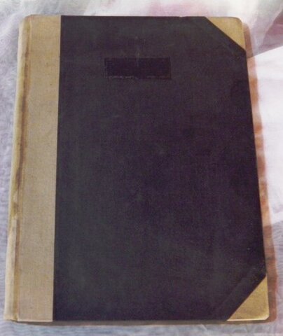 Libro de actas registrado en el juzgado