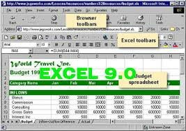 Microsoft Excel 9.0