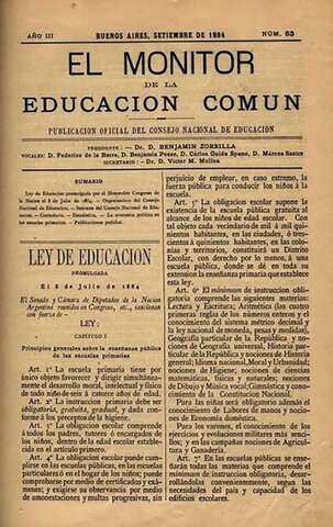 Primer congreso pedagógico.