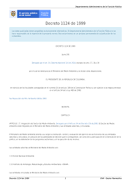 1999 Decreto 1124