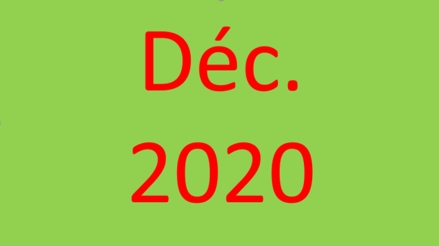 Décembre 2020