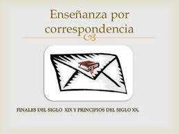 Enseñanza por correspondencia