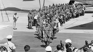 The U.S withdraws troops