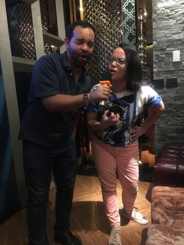 Karaoke after the NFG 2018 national convening!